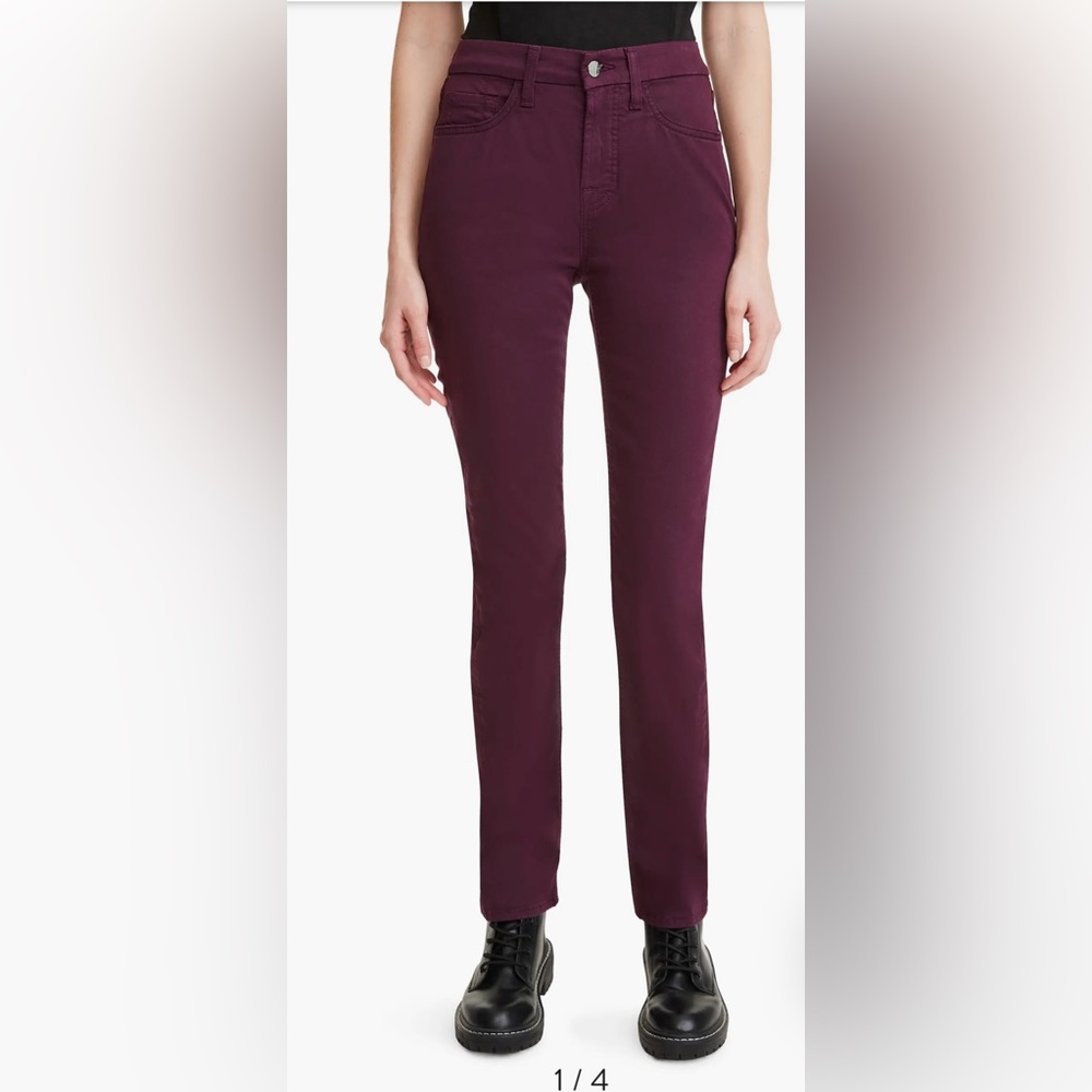 New! JEN7 by 7 For All Mankind Sateen Slim Straight Leg Jeans